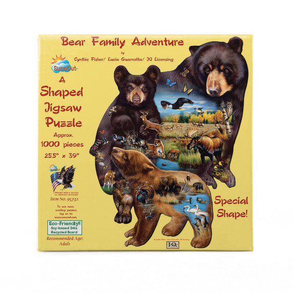 Bear Family Adventure 1000 pc Jigsaw Puzzle