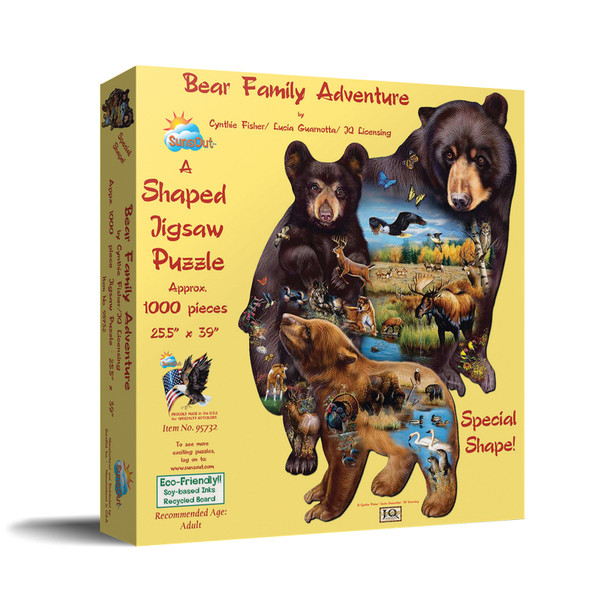Bear Family Adventure 1000 pc Jigsaw Puzzle