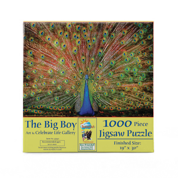 SUNSOUT INC - The Big Boy - 1000 pc Jigsaw Puzzle by Artist: Celebrate Life Gallery - Finished Size 19" x 30" - MPN# 37352