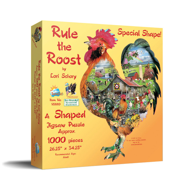 Rule the Roost Shaped Jigsaw Puzzle