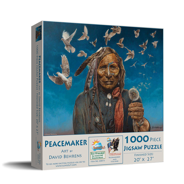 SUNSOUT INC - Peacemaker - 1000 pc Jigsaw Puzzle by Artist: David Behrens - Finished Size 20" x 27" - MPN# 40073