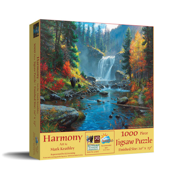 SUNSOUT INC - Harmony - 1000 pc Jigsaw Puzzle by Artist: Mark Keathley - Finished Size 20" x 27" - MPN# 52907