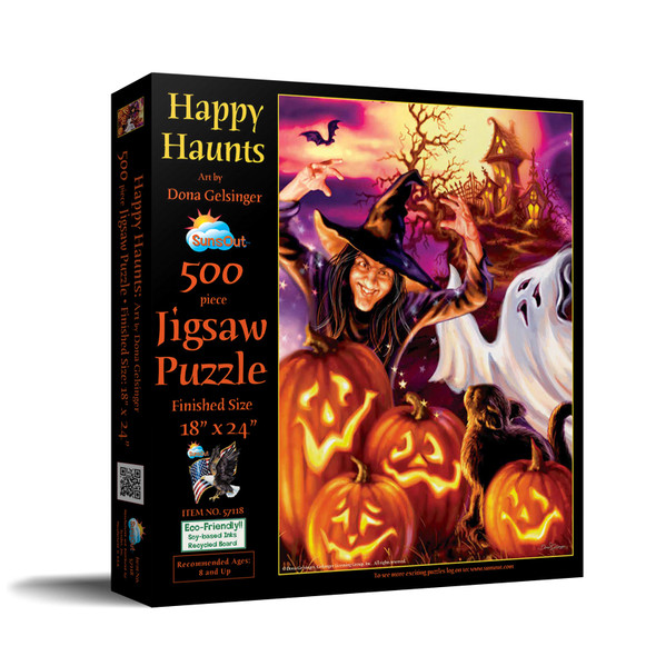 Mountain Hideaway 500 Piece Puzzle 18\" X 24\" Art Dona Gelsinger...