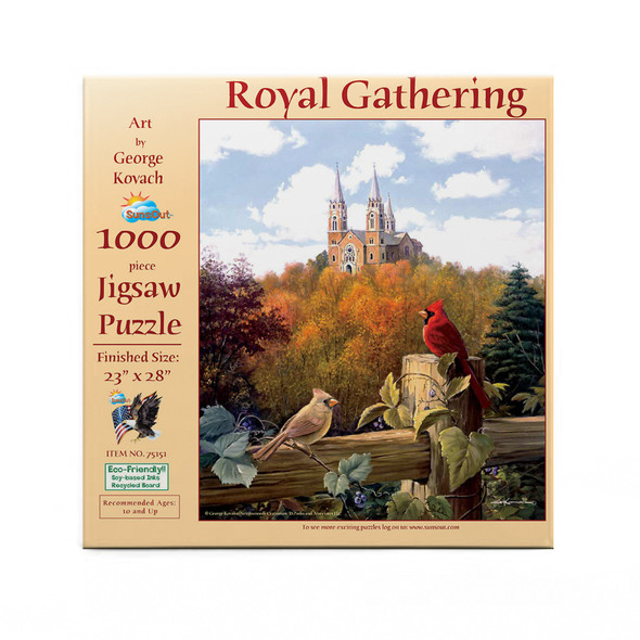 SUNSOUT INC - Royal Gathering - 1000 pc Jigsaw Puzzle by Artist: George Kovach - Finished Size 23" x 28" - MPN# 75151