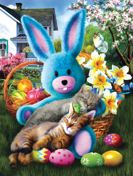 SUNSOUT INC - Easter Buddies - 500 pc Jigsaw Puzzle by Artist: Tom Wood - Finished Size 18" x 24" Easter - MPN# 28844