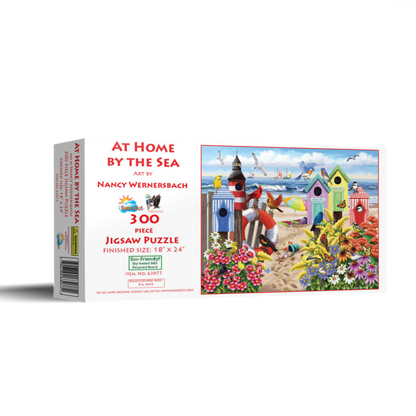 SUNSOUT INC At Home by the Sea 300 pc Jigsaw Puzzle