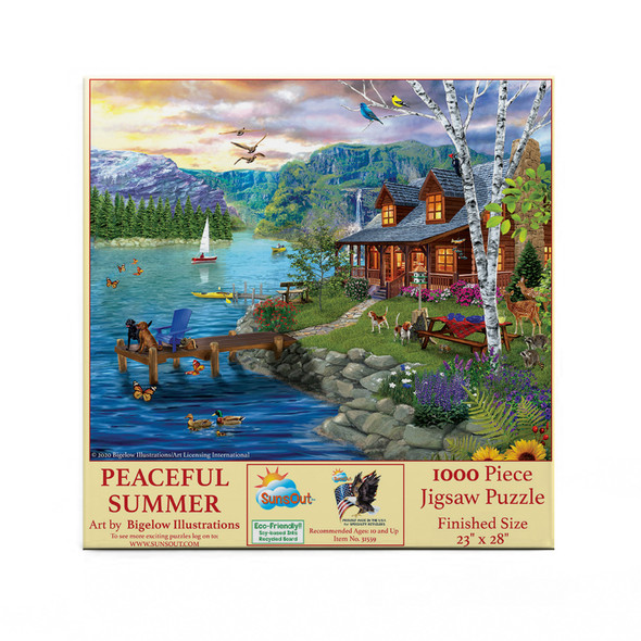 Peaceful Summer 1000 pc Jigsaw Puzzle # 31559