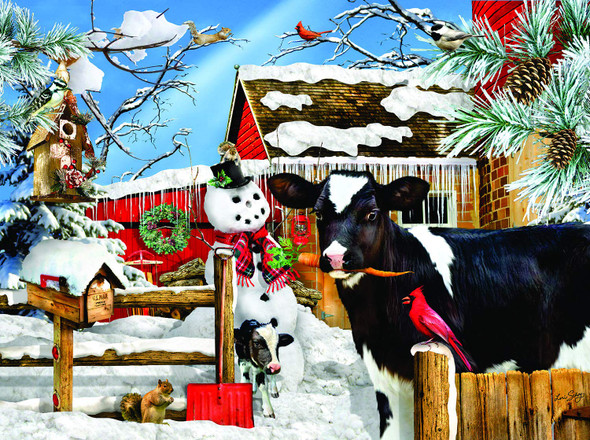 SUNSOUT INC - The Carrot Thief - 300 pc Jigsaw Puzzle by Artist: Lori Schory - Finished Size 18" x 24" - MPN# 35090