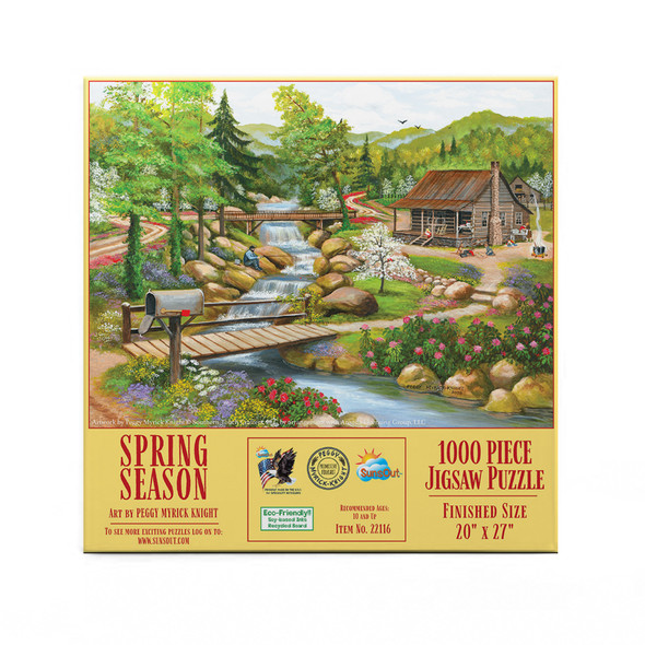 SUNSOUT INC - Spring Season - 1000 pc Jigsaw Puzzle by Artist: Peggy Myrick Knight - Finished Size 20" x 27" - MPN# 22116