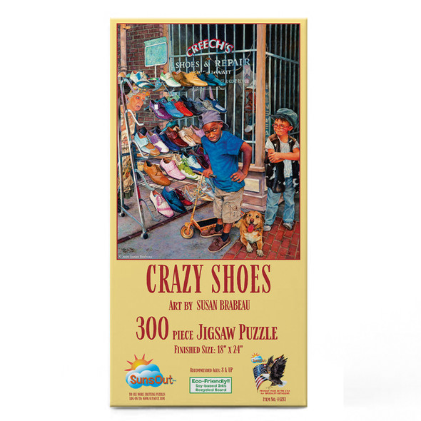 Crazy Shoes 300 pc Jigsaw Puzzle