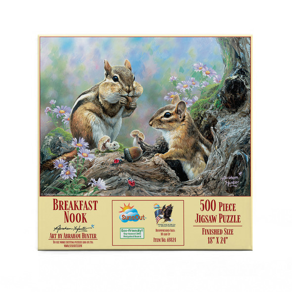 SUNSOUT INC - Breakfast Nook - 500 pc Jigsaw Puzzle by Artist: Abraham Hunter - Finished Size 18" x 24" - MPN# 69824