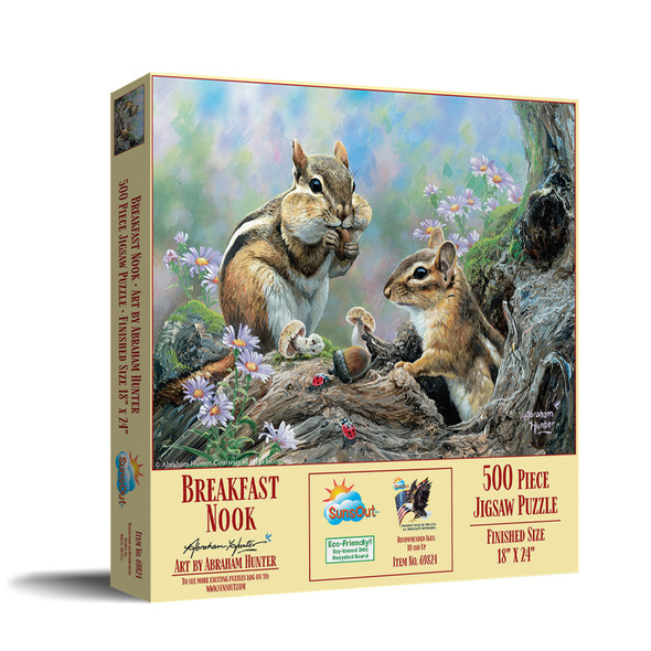 SUNSOUT INC - Breakfast Nook - 500 pc Jigsaw Puzzle by Artist: Abraham Hunter - Finished Size 18" x 24" - MPN# 69824