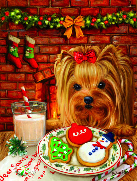 Sharing Cookies with Santa 500 pc Jigsaw Puzzle Sharing Cookies with Santa 500 pc Jigsaw Puzzle