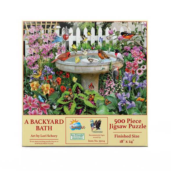 SUNSOUT INC - Garden Bunnies - 500 pc Jigsaw Puzzle by