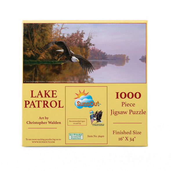 Lake Patrol 1000 pc Jigsaw Puzzle by SUNSOUT INC