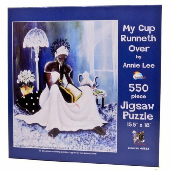 My Cup Runneth Over 500 pc Jigsaw Puzzle by Annie Lee - SUNSOUT INC