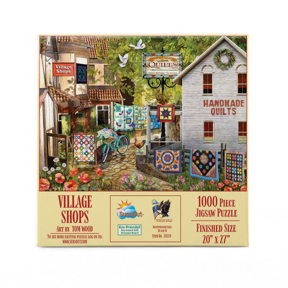 Village Shops 1000 pc Jigsaw Puzzle - SUNSOUT INC