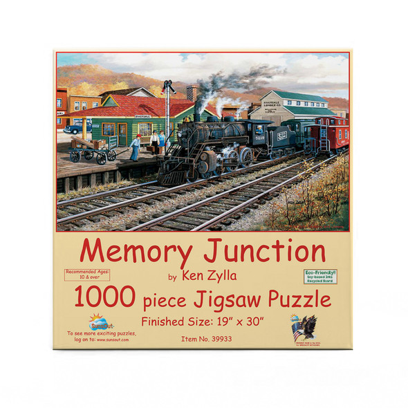 SUNSOUT INC - Memory Junction - 1000 pc Jigsaw Puzzle by Artist: Ken Zylla - Finished Size 19" x 30" - MPN# 39933
