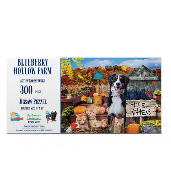 Blueberry Hollow Farm 300 pc Jigsaw Puzzle - SUNSOUT INC