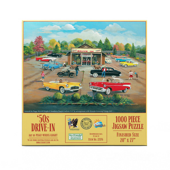 50's Drive-in 1000 pc Jigsaw Puzzle by SUNSOUT INC