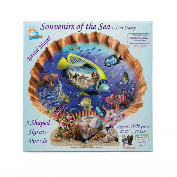 SunsOut Souvenirs of The Sea a 1000-Piece Jigsaw Puzzle Inc.