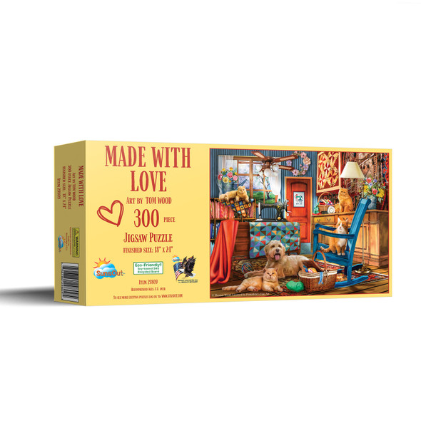 Made with Love 300 pc Jigsaw Puzzle by SUNSOUT INC