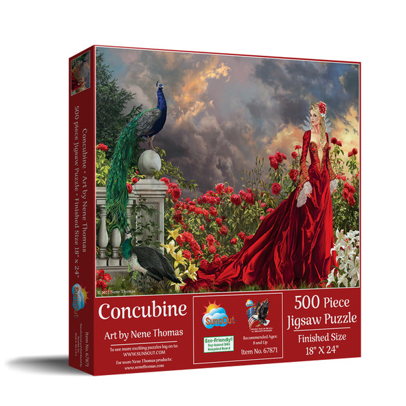 Concubine 500 pc Jigsaw Puzzle by SUNSOUT INC