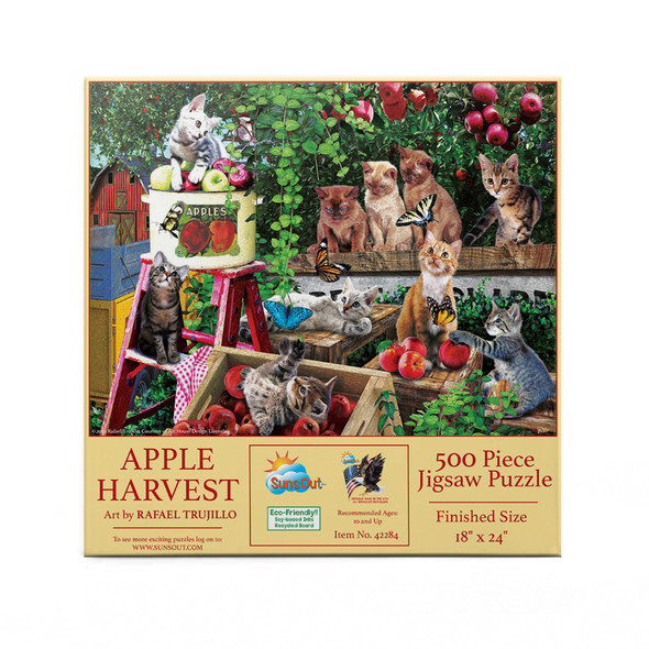 SUNSOUT INC - Apple Harvest 500 pc Jigsaw Puzzle