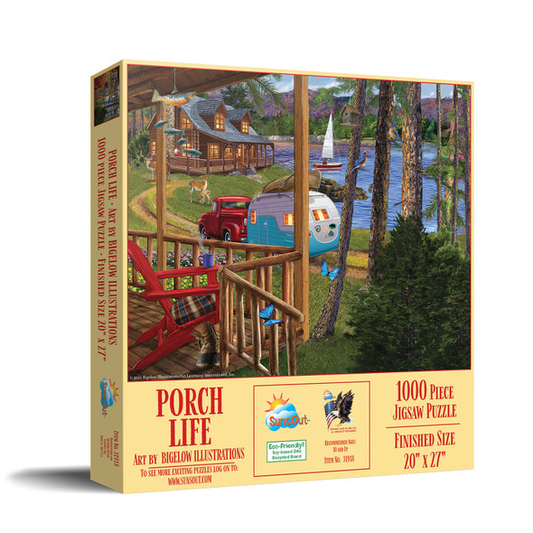 Porch Life 1000 pc Jigsaw Puzzle by SUNSOUT INC