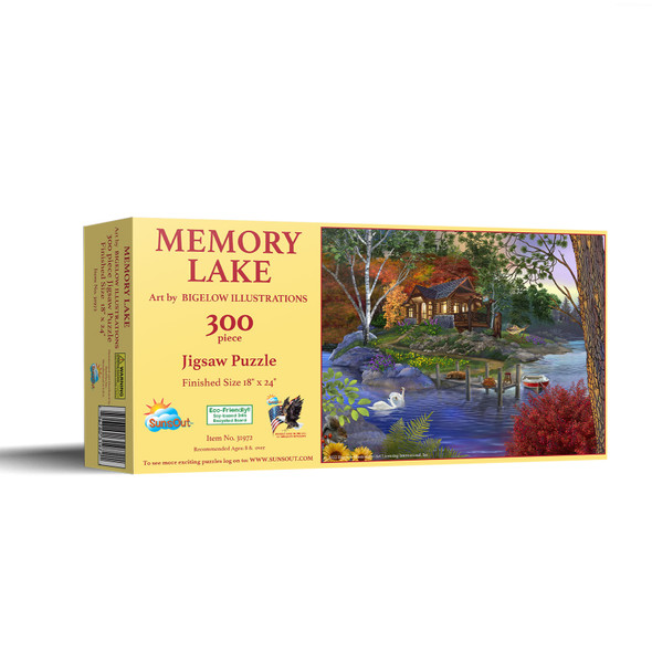 SUNSOUT INC - Memory Lake 300 pc Jigsaw Puzzle