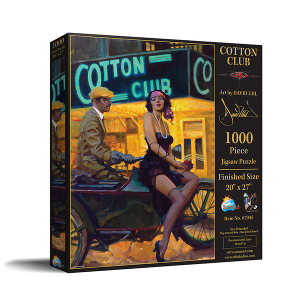 SUNSOUT INC - Cotton Club - 1000 pc Jigsaw Puzzle by Artist: David Uhl - Finished Size 20" x 27" - MPN# 67045