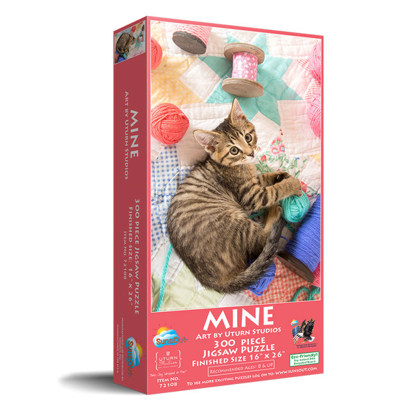 SUNSOUT INC - Mine - 300 pc Jigsaw Puzzle by Artist: U-Turn Studios - Finished Size 16" x 26" - MPN# 72108