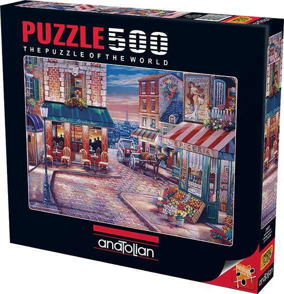 Anatolian Puzzle - Cafe Rendezvous - 500 pc Jigsaw Puzzle - # 3523