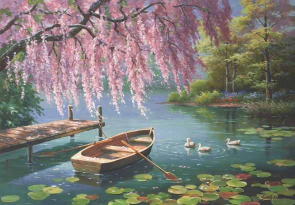 Anatolian Puzzle - Willow Spring Beauty - 500 pc Jigsaw Puzzle - # 3573