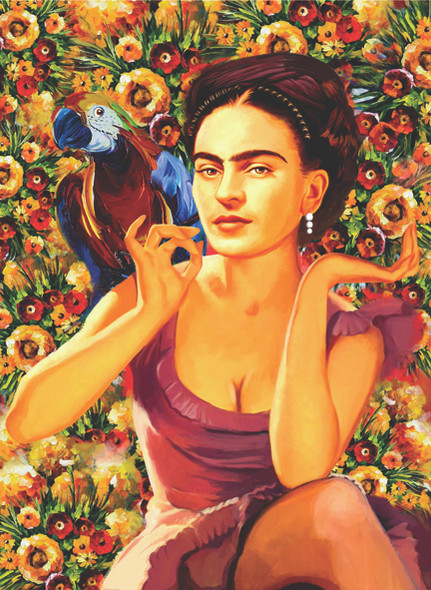 Anatolian Puzzle - Frida Kahlo - 1000 pc Jigsaw Puzzle - # 1071