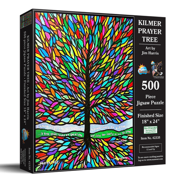 SUNSOUT INC - Kilmer Prayer Tree - 500 pc Jigsaw Puzzle by Artist: Jim Harris - MPN # 42335