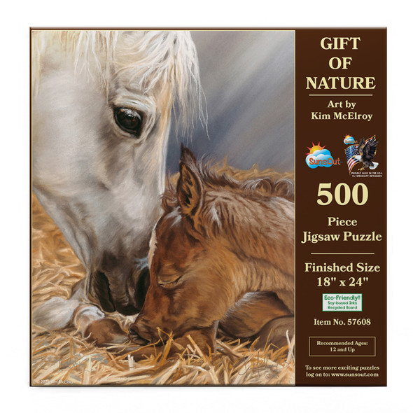 SUNSOUT INC - Gift of Nature - 500 pc Jigsaw Puzzle by Artist: Kim McElroy - MPN # 57608
