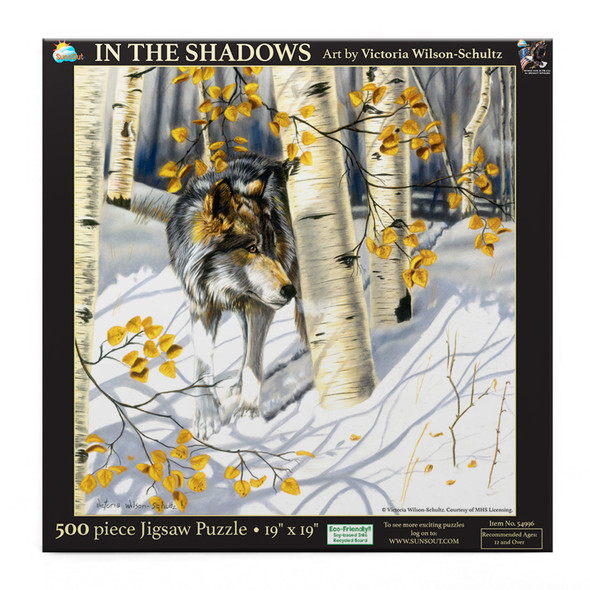 SUNSOUT INC - In the Shadows - 500 pc Jigsaw Puzzle by Artist: Victoria Wilson-Schultz - MPN # 54996