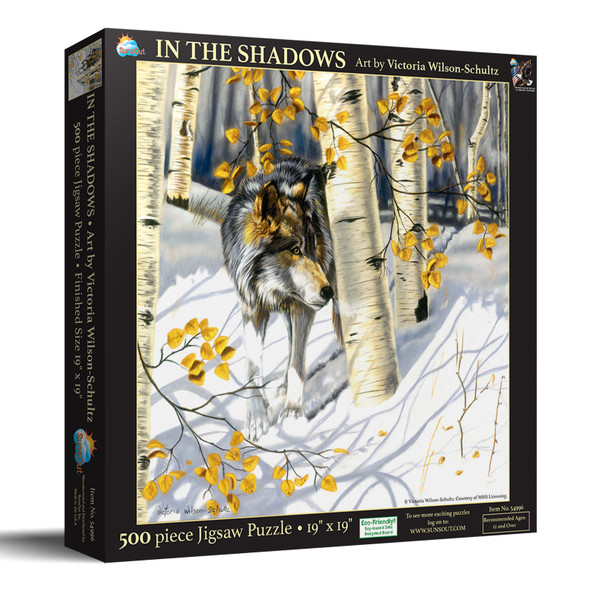 SUNSOUT INC - In the Shadows - 500 pc Jigsaw Puzzle by Artist: Victoria Wilson-Schultz - MPN # 54996