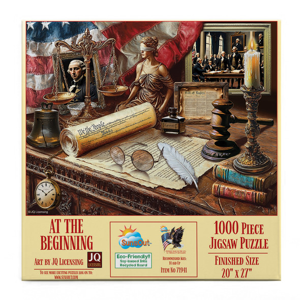 SUNSOUT INC - At the Beginning - 1000 pc Jigsaw Puzzle by Artist: JQ Licensing - Finished Size 19.25" x 26.625" - MPN# 71941 SUNSOUT INC - At the Beginning - 1000 pc Jigsaw Puzzle by Artist: JQ Licensing - Finished Size 19.25" x 26.625" - MPN# 71941