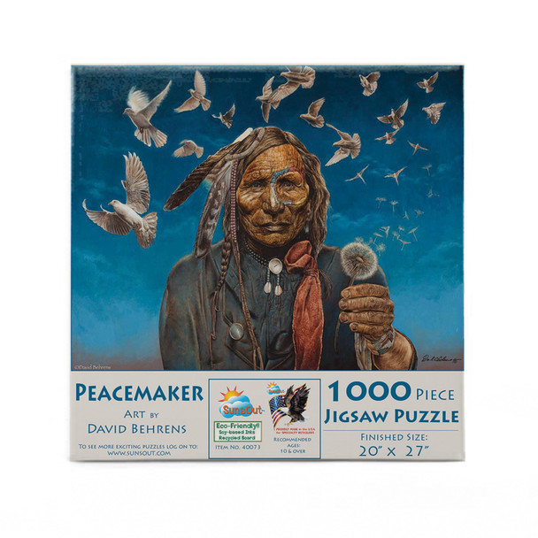 SUNSOUT INC - Peacemaker - 1000 pc Jigsaw Puzzle by Artist: David Behrens - Finished Size 20" x 27" - MPN# 40073