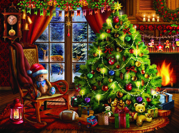 SUNSOUT INC - Christmas Memories - 1000 pc Jigsaw Puzzle by Artist: Tom Wood - Finished Size 20" x 27" Christmas - MPN# 28846