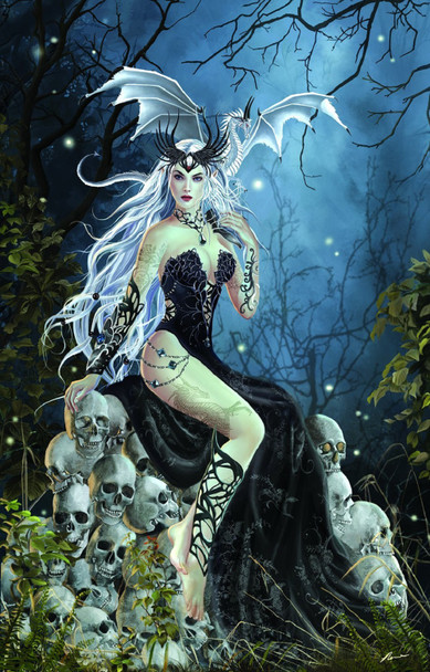 SUNSOUT INC - Mad Queen - 1000 pc Jigsaw Puzzle by Artist: Nene Thomas - Finished Size 19" x 30" Halloween - MPN# 67603