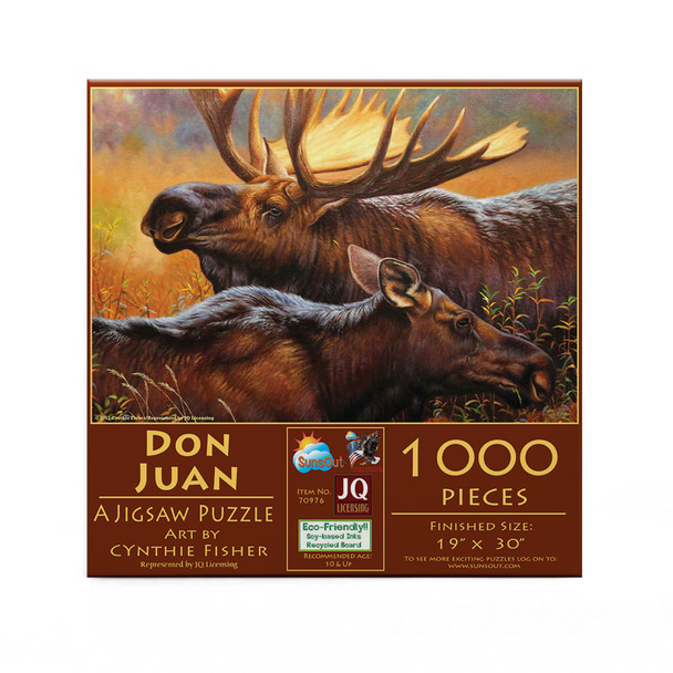 SUNSOUT INC - Don Juan - 1000 pc Jigsaw Puzzle by Artist: Cynthie Fisher - Finished Size 19" x 30" - MPN# 70976