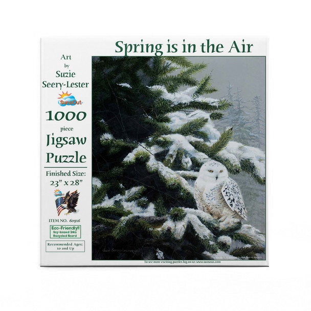 SUNSOUT INC - Spring is in the Air - 1000 pc Jigsaw Puzzle by Artist: Suzie Seerey-Lester - Finished Size 23" x 28" - MPN# 60916
