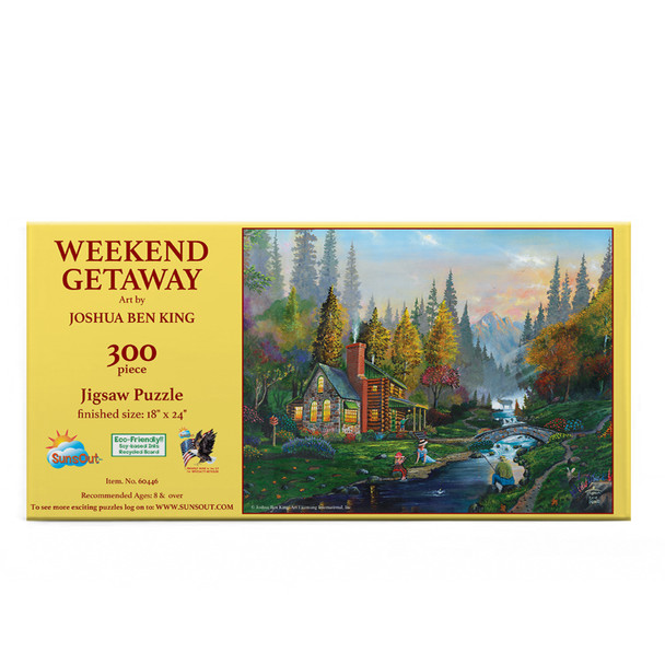 SUNSOUT INC - Weekend Getaway - 300 pc Jigsaw Puzzle by Artist: Joshua Ben King - Finished Size 18" x 24" - MPN# 60446