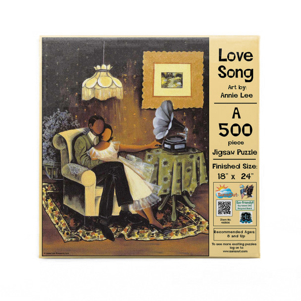 SUNSOUT INC - Love Song - 500 pc Jigsaw Puzzle by Artist: Annie Lee - Finished Size 18" x 24" - MPN# 46806