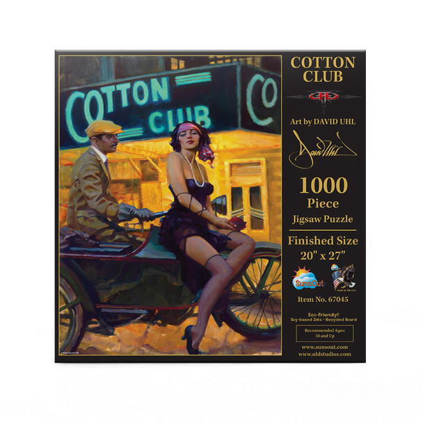 SUNSOUT INC - Cotton Club - 1000 pc Jigsaw Puzzle by Artist: David Uhl - Finished Size 20" x 27" - MPN# 67045
