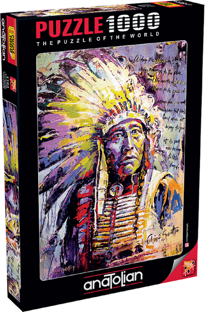 Anatolian Puzzle - Chief Seattle - 1000 pc Jigsaw Puzzle - # 1104