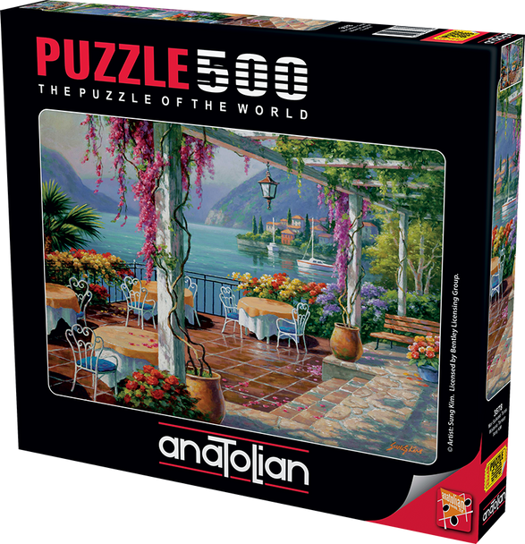 Anatolian Puzzle - Wisteria Terrace - 500 pc Jigsaw Puzzle - # 3578